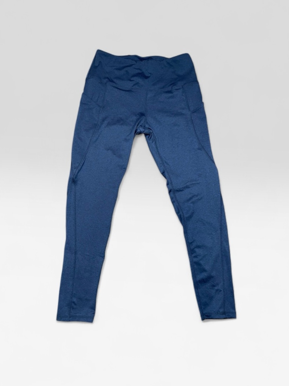 90 Degree by Reflex Power Flex Waist Control Women’s Blue Leggings Size Large - Picture 1 of 8